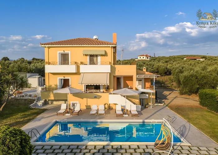 Вилла Ktima Kika - Private Pool Escape & Tranquility Кипарисия